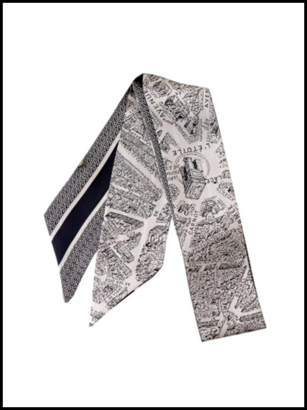 100% Mulberry Silk Skinny Scarf Hair Ribbon Handbag Wrap Neck Tie